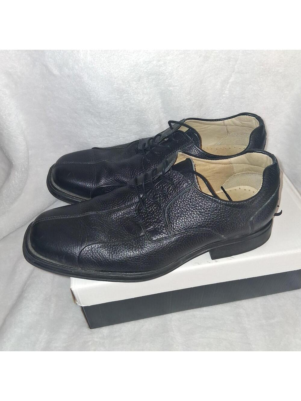 Studio Belvedere Bay Bridge Men's Size 11 EEE Black Dress Shoes w/Box - Picture 3 of 5